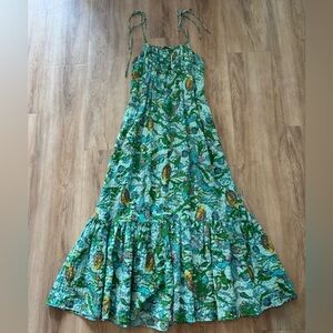 Kate Spade Vibrant Green and Blue Dress